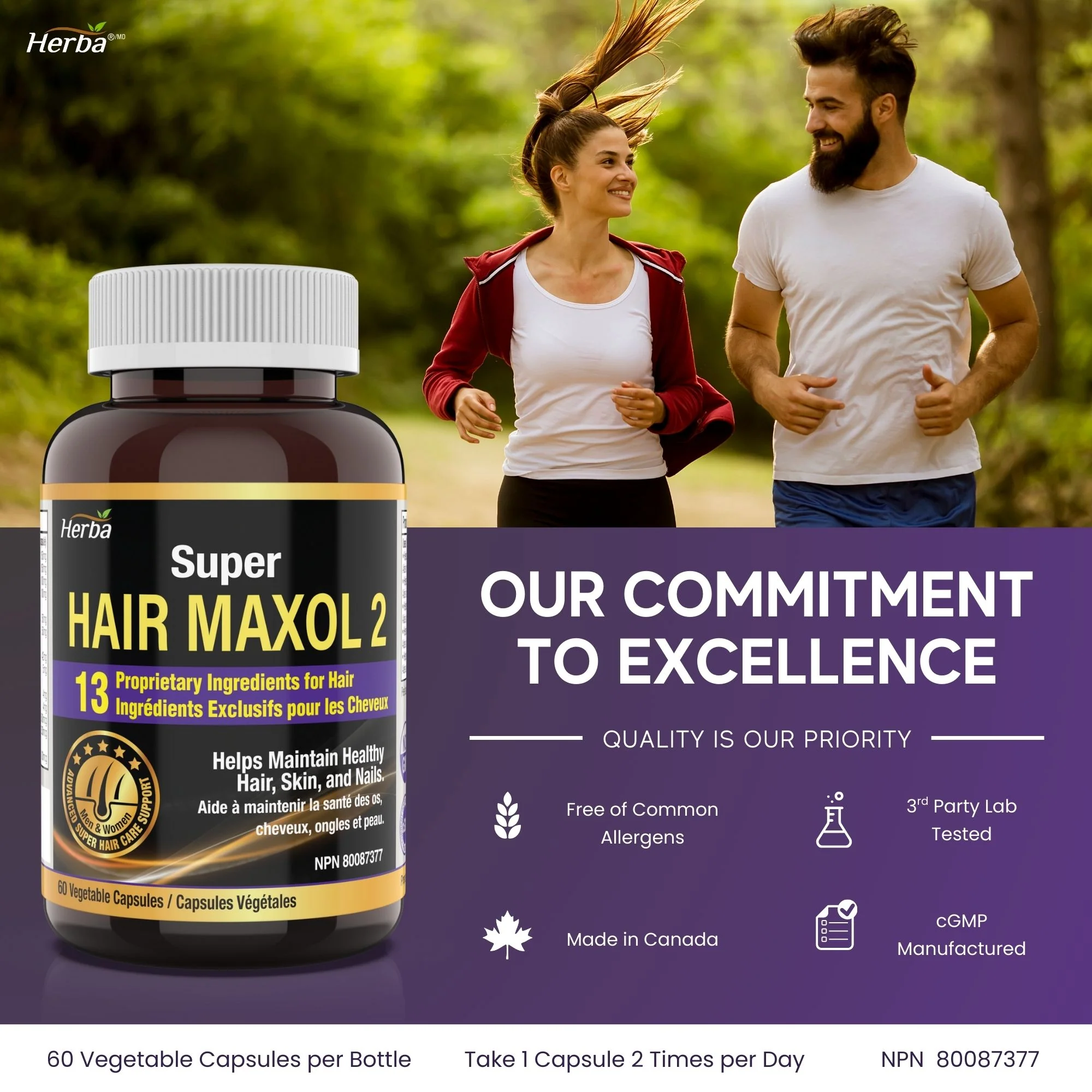Hair Maxol 2 Hair Growth Vitamins with Biotin for Hair Growth for Men and Women - Image 8
