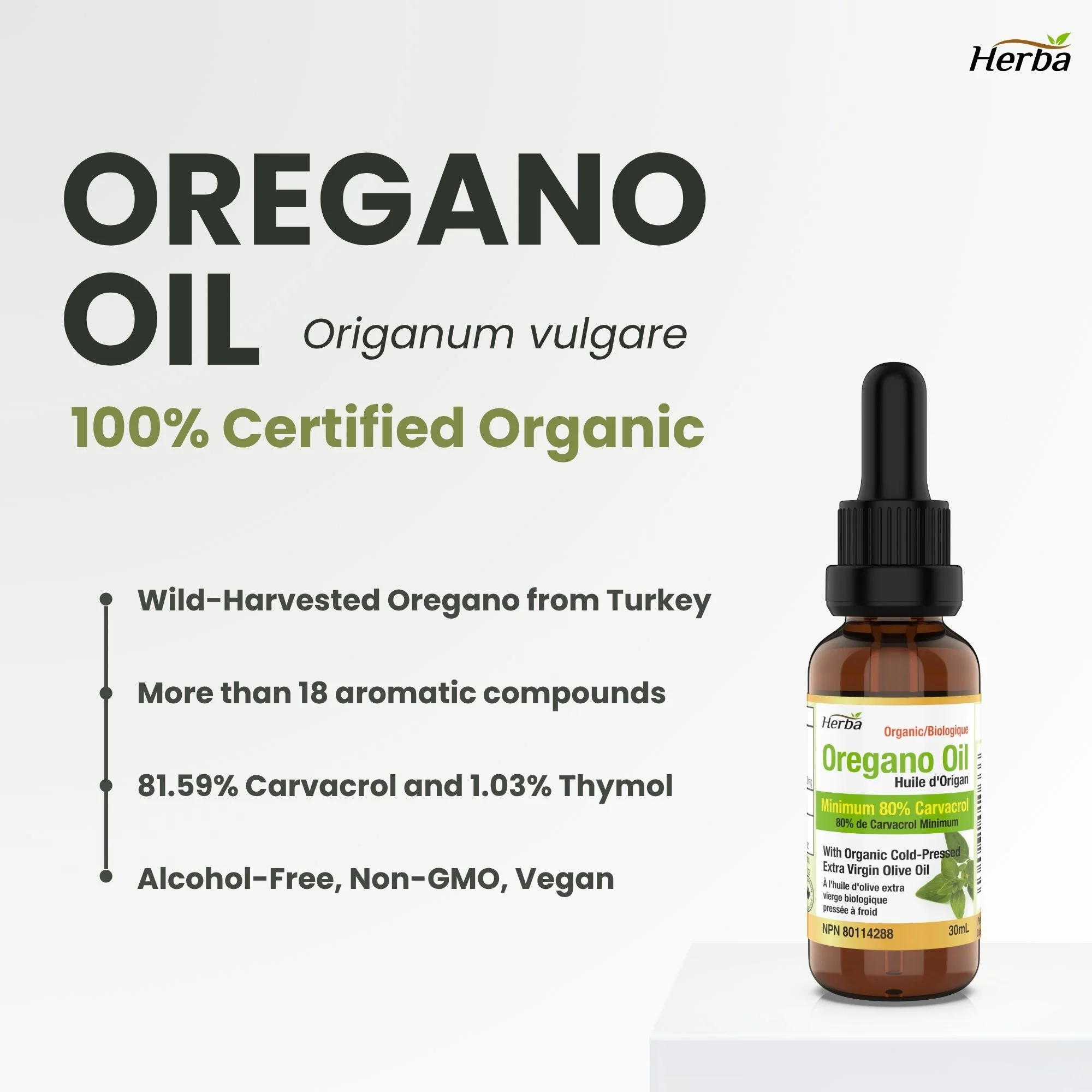 Organic Oregano Oil Drops - 30mL - Image 3