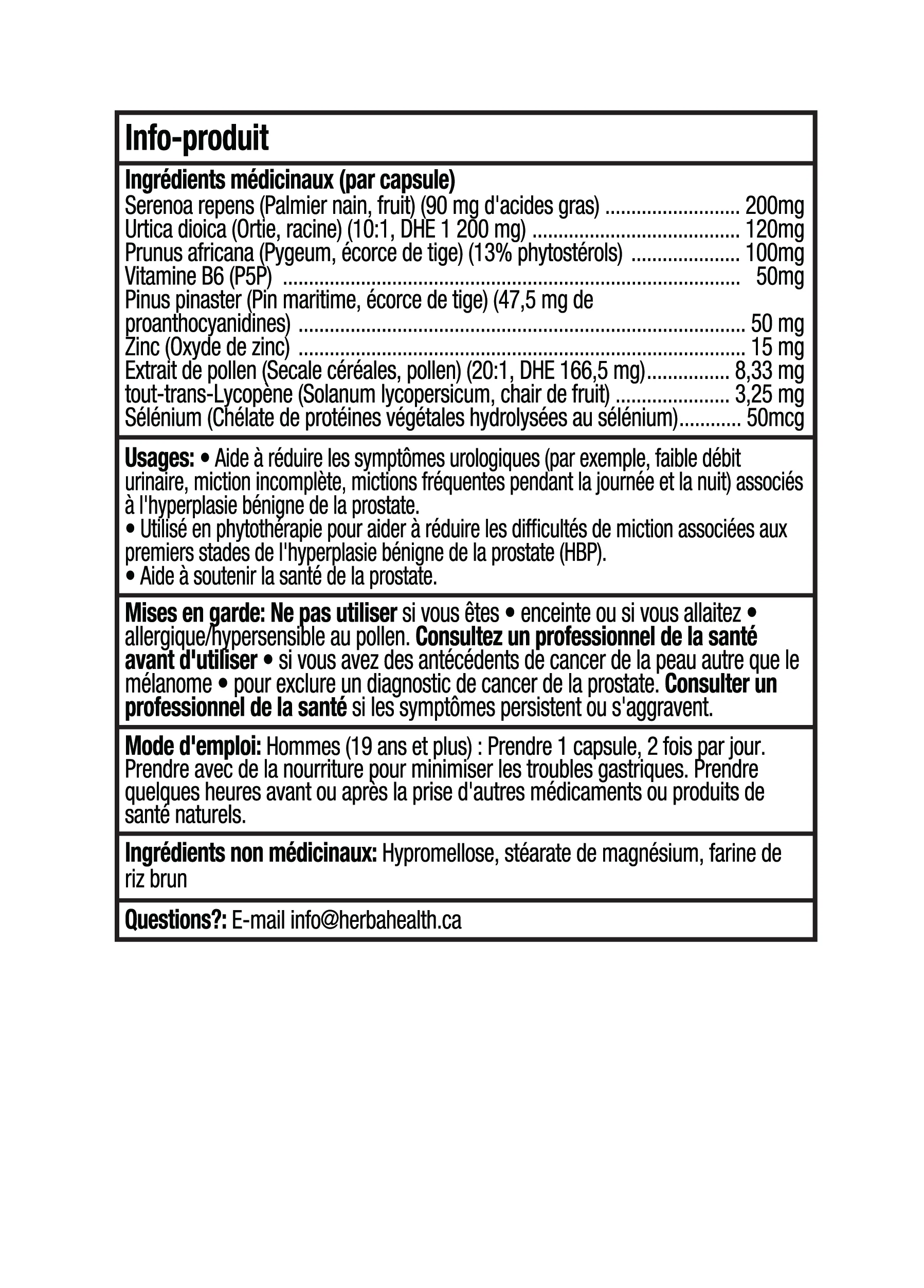 Prostate Max - Prostate Supplement for Men – 120 Capsules | 9 Natural Ingredients - Image 4