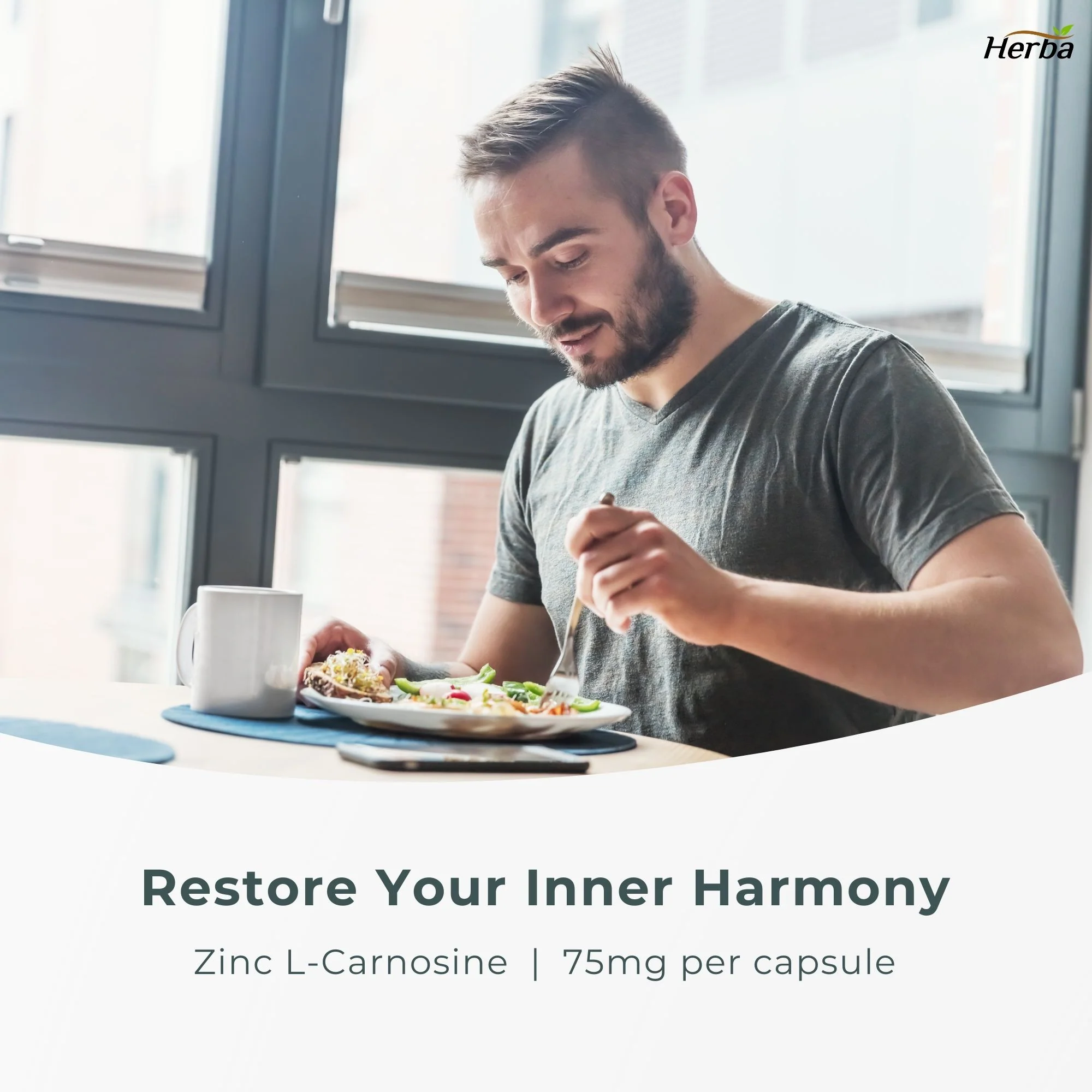 Zinc Carnosine Supplement – 90 Capsules | 150mg Per Serving (75mg Per Capsules) | Made in Canada - Image 9